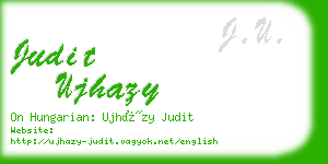 judit ujhazy business card